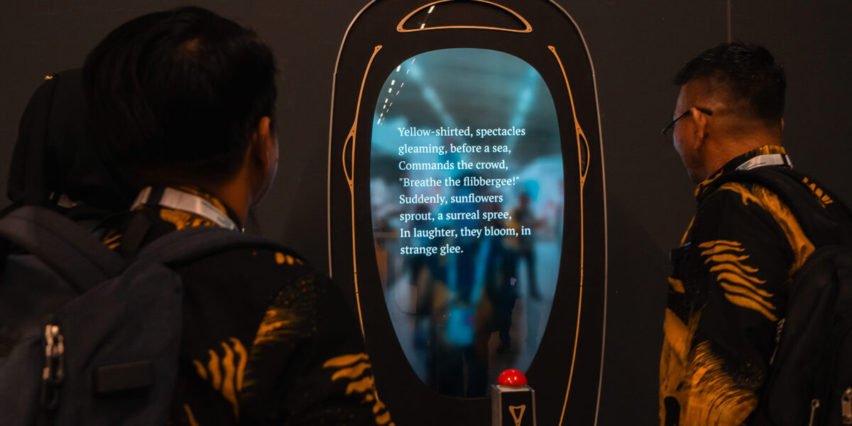 Event Inspiration: el Poem Booth crea poemas personales con IA en los eventos