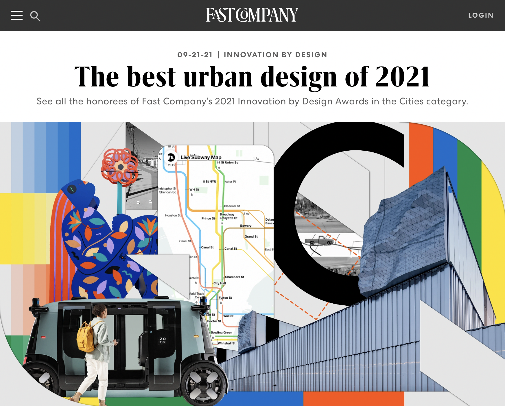 Fast Company: El mejor diseño urbano de 2021