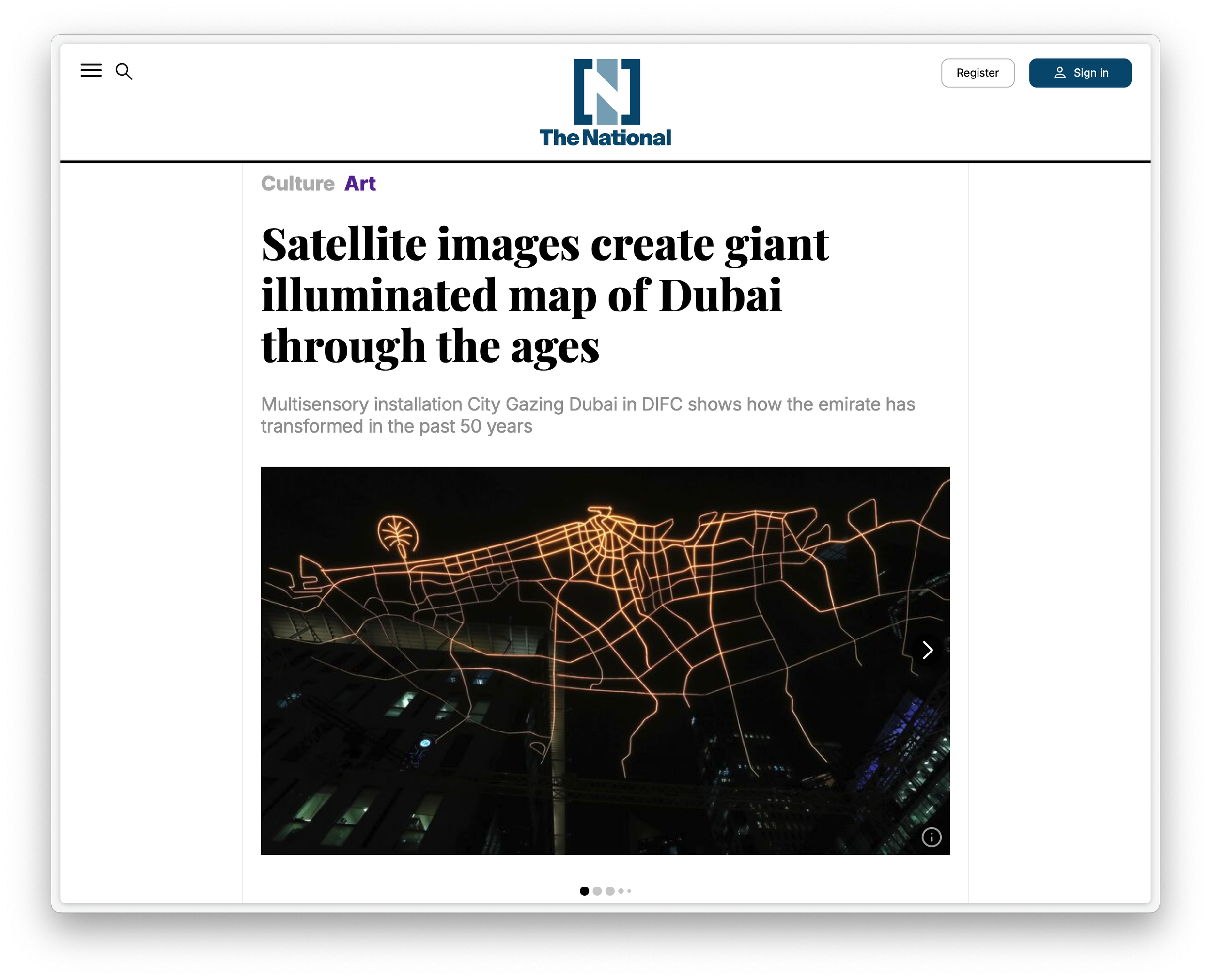 The National (EAU): City Gazing Dubai